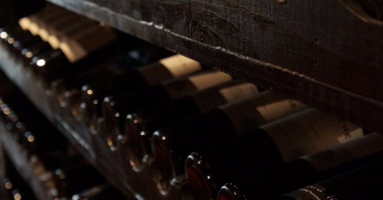 Wines - Cellar With Wine Bottles