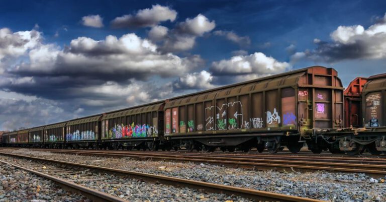 Goods - Brown Train Under Cloudy Sky